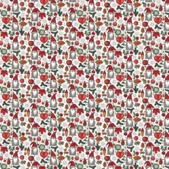 Gardintyger Mönstrade|Arvidssons Textil<Arvidssons textil Tomteskogen tyg