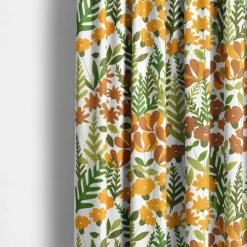 Gardintyger Mönstrade|Arvidssons Textil<Arvidssons textil Täppan gul tyg