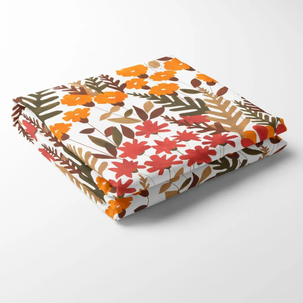 Bordsduk<Arvidssons textil Täppan rost bordsduk