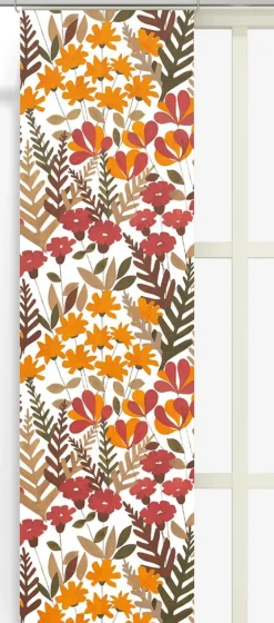 Panelgardiner<Arvidssons textil Täppan rost panelgardiner