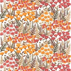 Gardintyger Mönstrade|Arvidssons Textil<Arvidssons textil Täppan rost tyg