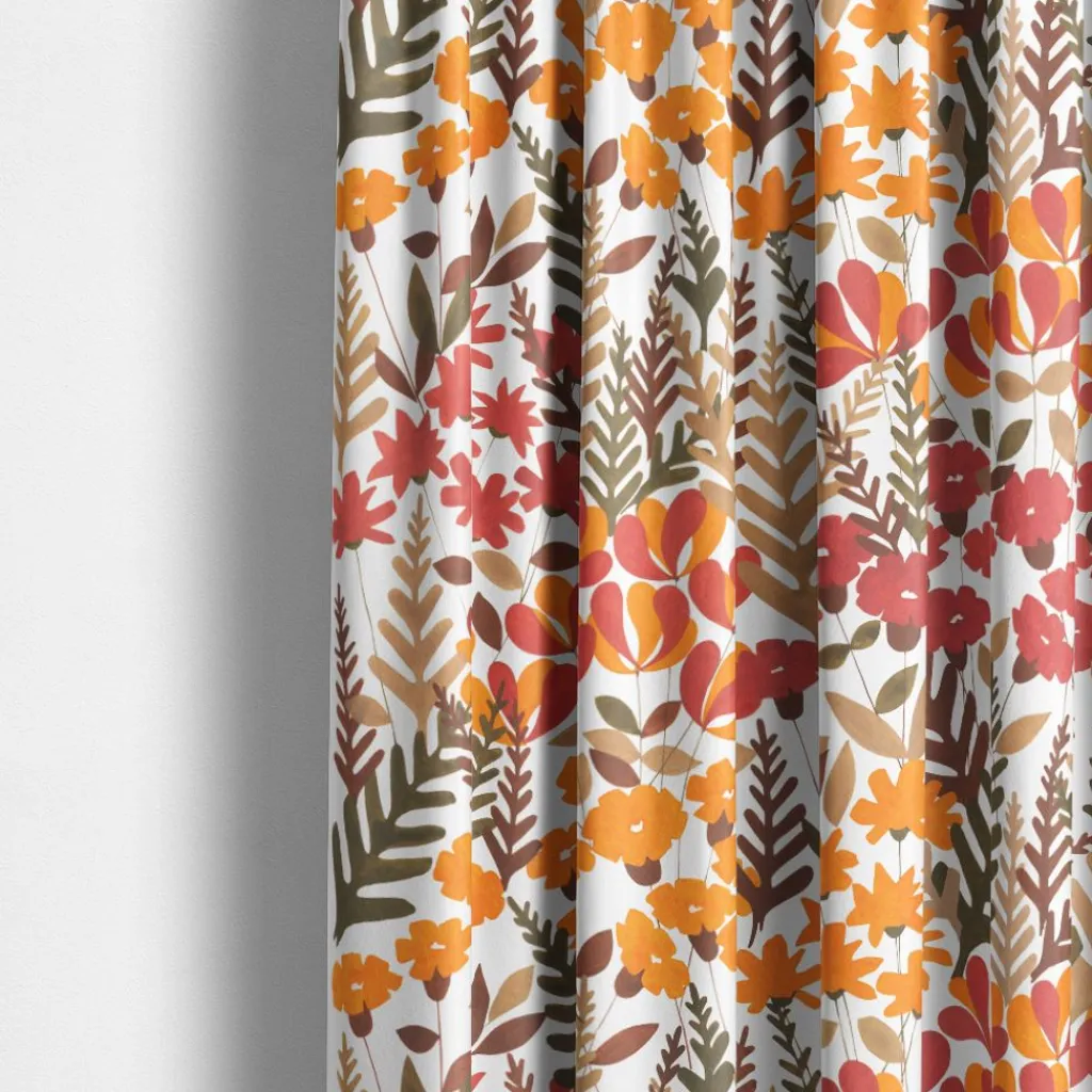Gardintyger Mönstrade|Arvidssons Textil<Arvidssons textil Täppan rost tyg