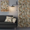 Gardintyger Mönstrade|Arvidssons Textil<Arvidssons textil Trast i hast grå tyg
