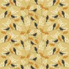 Gardintyger Mönstrade|Arvidssons Textil<Arvidssons textil Trast i hast gul-orange tyg