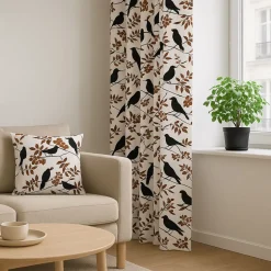 Mönstrade Kuddfodral<Arvidssons textil Trast i hast rost kuddfodral