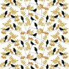 Gardintyger Mönstrade|Arvidssons Textil<Arvidssons textil Trast i hast vit-gul tyg
