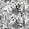 Gardintyger Mönstrade|Rea Gardintyger<Arvidssons textil Trädgård grå tyg