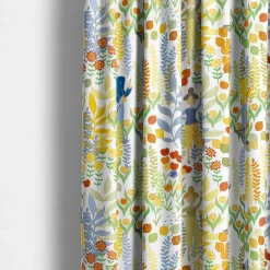 Gardiner Mönstrade<Arvidssons textil Trädgård multi halvlinne gardiner