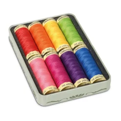 Sytråd<Gutermann Trådset nostalgibox färgglad