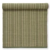 Jullöpare|Bordslöpare<Jakobsdals Tri grön/jute 40x140 löpare