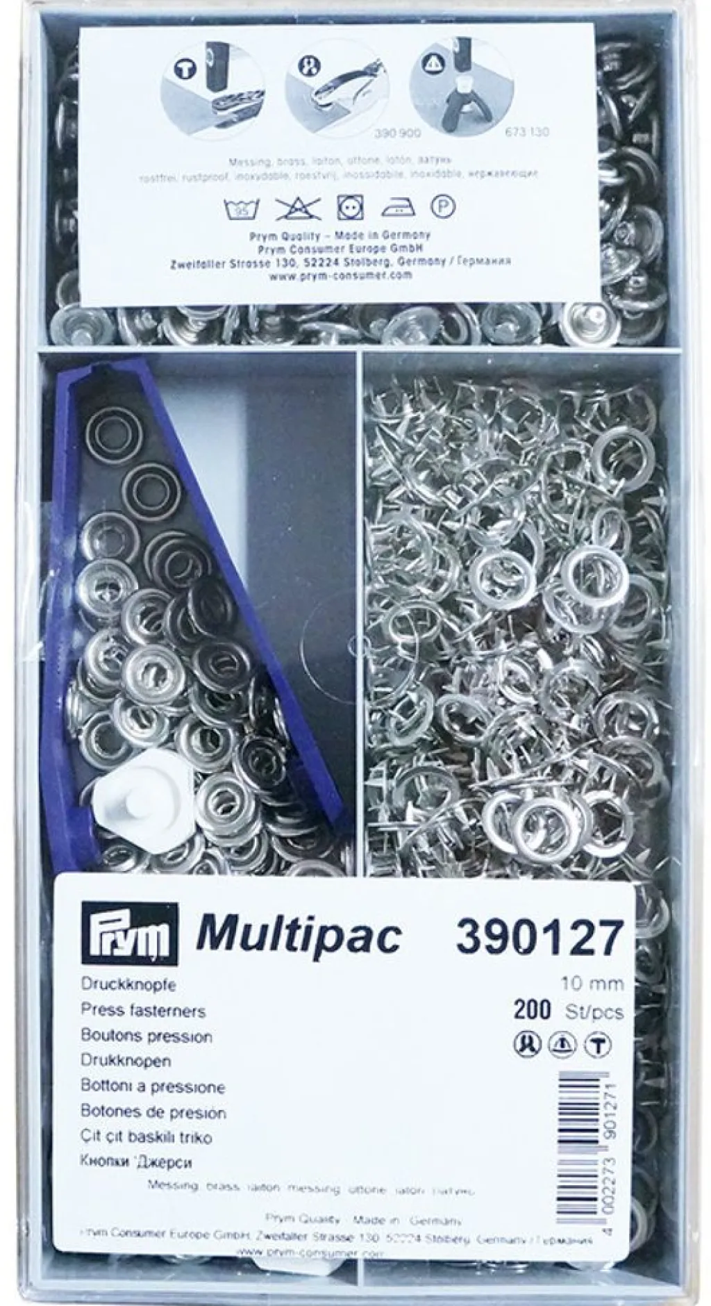 Tryckknappar Och Tillbehör<Prym Tryckknapp jersey Refill 200st