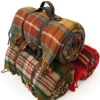Picknickfiltar<Tweedmill textiles Tweedmill Picknickfilt i Ull - Thistleberry/Wine med Vattentät Baksida, 145 x 183 cm