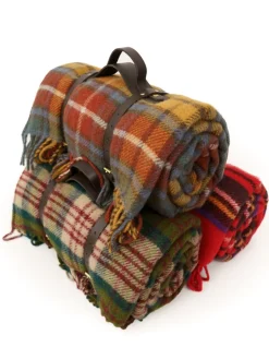 Picknickfiltar<Tweedmill textiles Tweedmill Picknickfilt Royal Stewart, Röd med Vattentät Baksida, 145 x 183 cm
