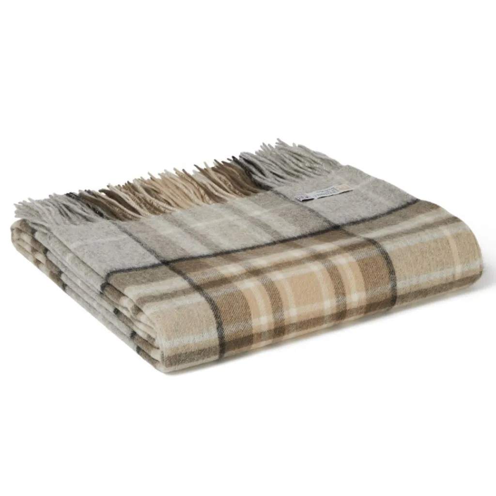Ullplädar<Tweedmill textiles Ullpläd Tweedmill - Prestige Lambswool McKeller 100% Ull, 140 x 190 cm