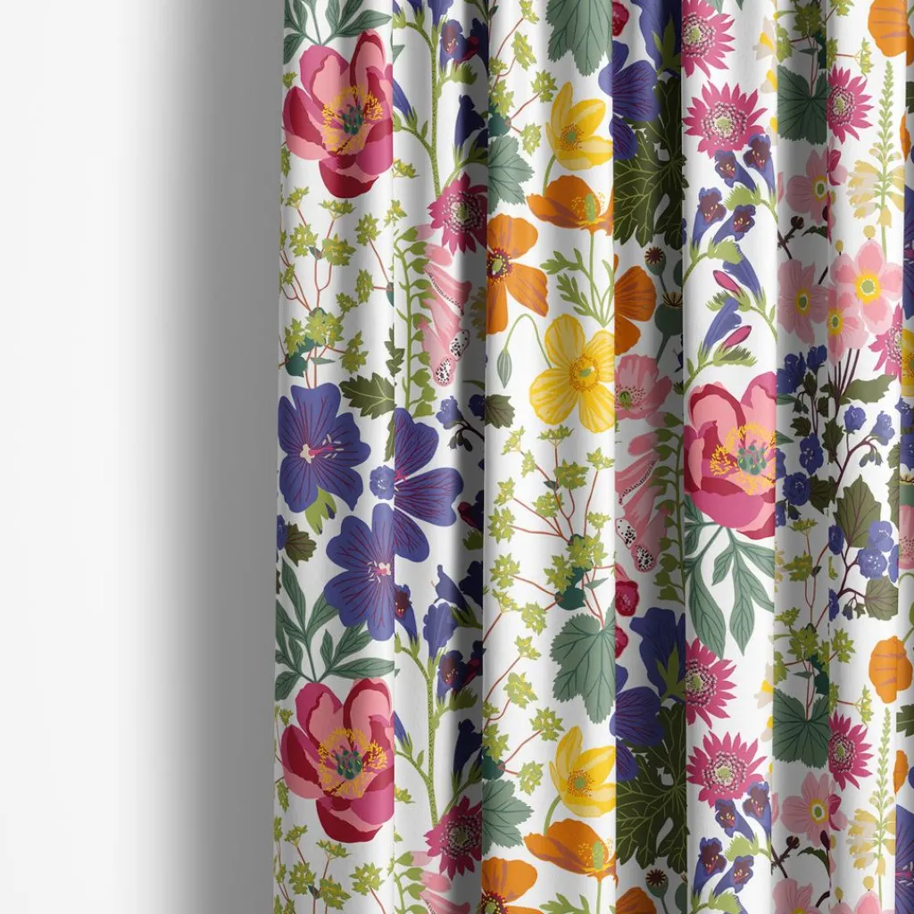 Gardiner Mönstrade<Arvidssons textil Ulvön blommiga gardiner