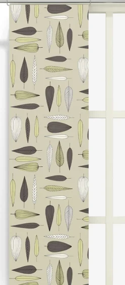 Panelgardiner<Arvidssons textil Under trädet beige panelgardiner