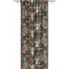 Gardintyger Mönstrade|Arvidssons Textil<Arvidssons textil Universum grön tyg