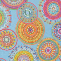 Dynväv< Uteväv Mandala festival tyg till utemöbler