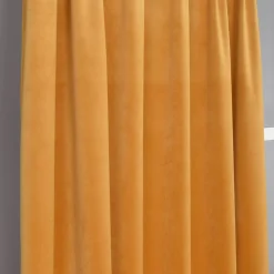Sammetstyger|Gardiner Enfärgade<Nordisk Textil Velvet gul enfärgade sammetsgardiner