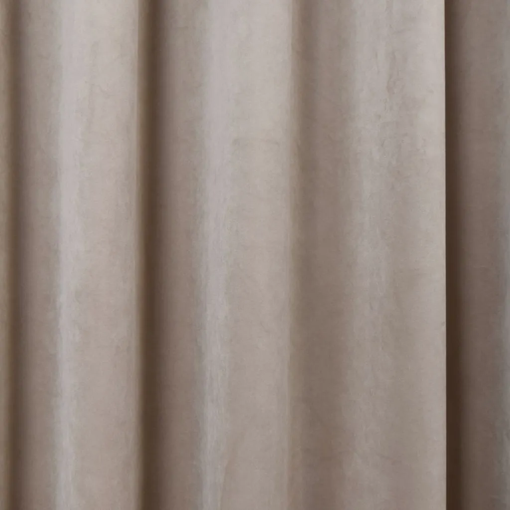 Gardintyger Enfärgade|Sammetstyger<Nordisk Textil Velvet sand enfärgat sammetstyg