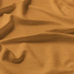 Gardintyger Enfärgade|Linnetyger<Nordisk Textil Verone Linne Ockra – Stentvättat 100 % Lin