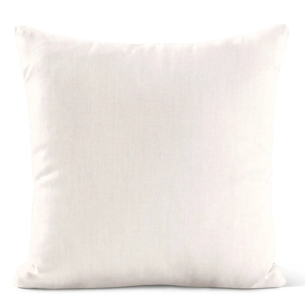 Enfärgade Kuddfodral<Nordisk Textil Verone Linne Offwhite kuddfodral