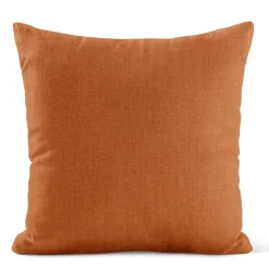 Enfärgade Kuddfodral<Nordisk Textil Verone Linne Rost kuddfodral