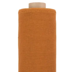 Gardintyger Enfärgade|Linnetyger<Nordisk Textil Verone Linne Rost – Stentvättat 100 % Lin