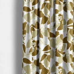 Gardintyger Mönstrade|Arvidssons Textil<Arvidssons textil Vid fikabordet grön tyg
