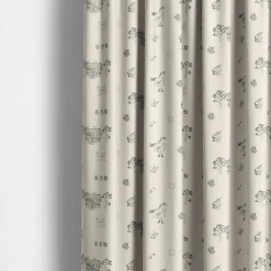Gardintyger Mönstrade|Barnmönster<Arvidssons textil Villa Villekulla beige tyg