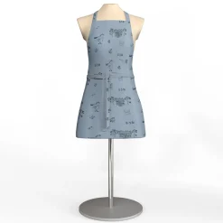 Förkläden<Arvidssons textil Villa Villekulla blå barnförkläde