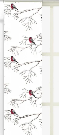Julgardiner|Panelgardiner<Arvidssons textil Vinterland vit panelgardiner