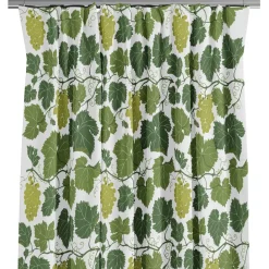 Gardiner Mönstrade<Arvidssons textil Vitis vinifera gardiner