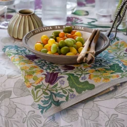 Bordslöpare|Ekelund Löpare<Ekelund Vårblommor löpare 35X120 - s Linneväveri