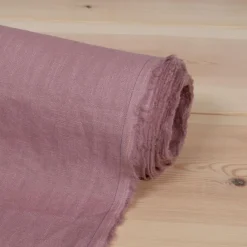 Gardintyger Enfärgade|Linnetyger<Nordisk Textil Washed lin/bomull gammelrosa tyg