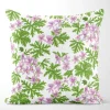 Mönstrade Kuddfodral<Arvidssons textil Westerlunds Blomma lila-grön kuddfodral - Botaniskt mönster