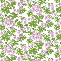 Gardintyger Mönstrade|Arvidssons Textil<Arvidssons textil Westerlunds Blomma lila-grön tyg