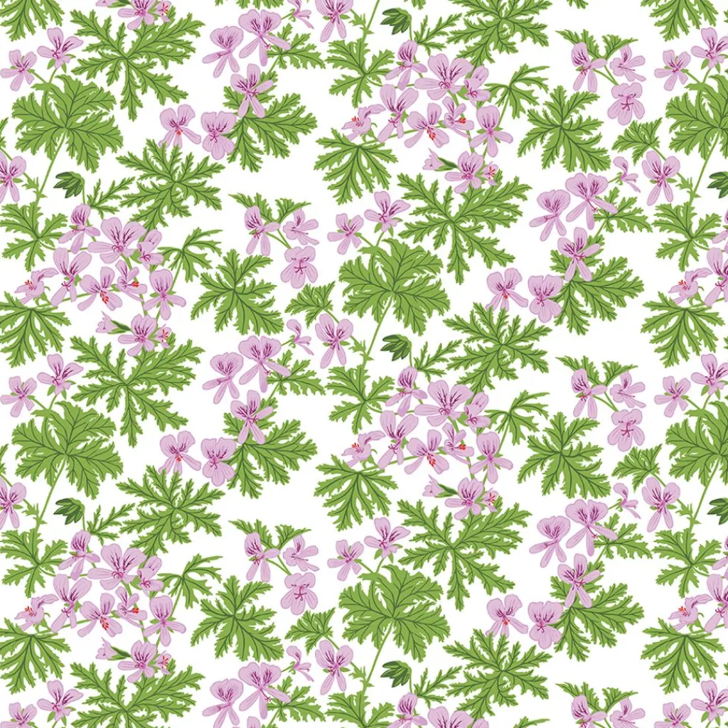 Gardintyger Mönstrade|Arvidssons Textil<Arvidssons textil Westerlunds Blomma lila-grön tyg