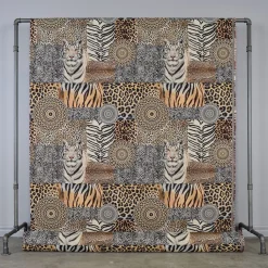 Mönstrade Möbeltyger<Nordisk Textil Wildlife Mandala möbeltyg